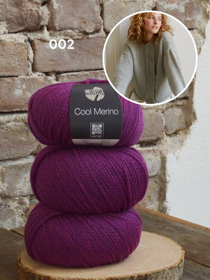 Strickpaket Cool Merino Jacke