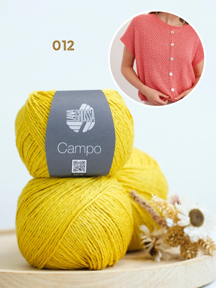 Strickpaket Campo Jacke im Reismuster