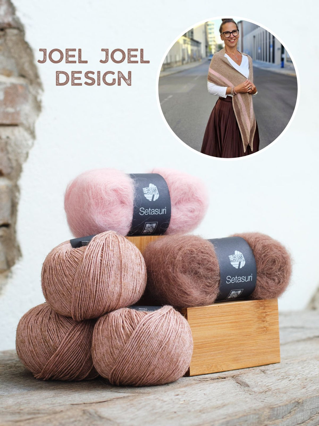 Strickpaket Tuch Pili - Joél Joél