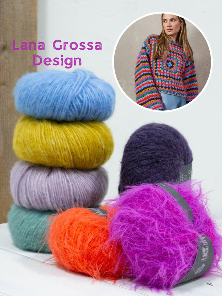 Häkelpaket Basta Alpaca Air II granny Pullover