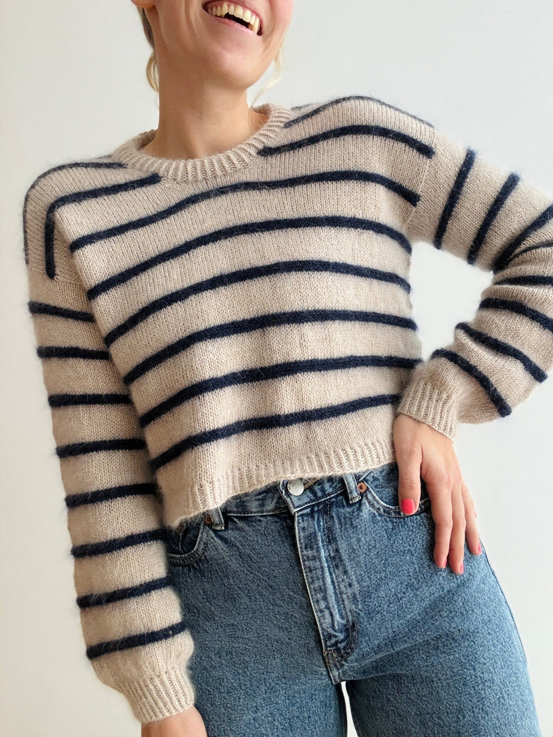 Strickpaket Bridget Sweater - Kolibri by Johanna