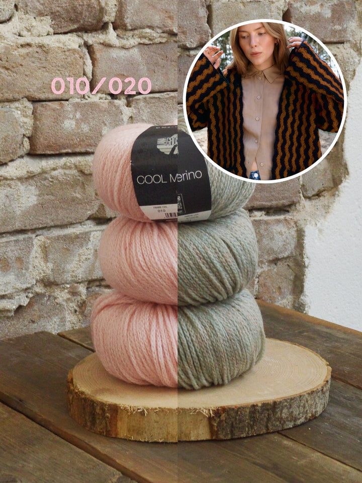 Häkelpaket Cool Merino Jacke