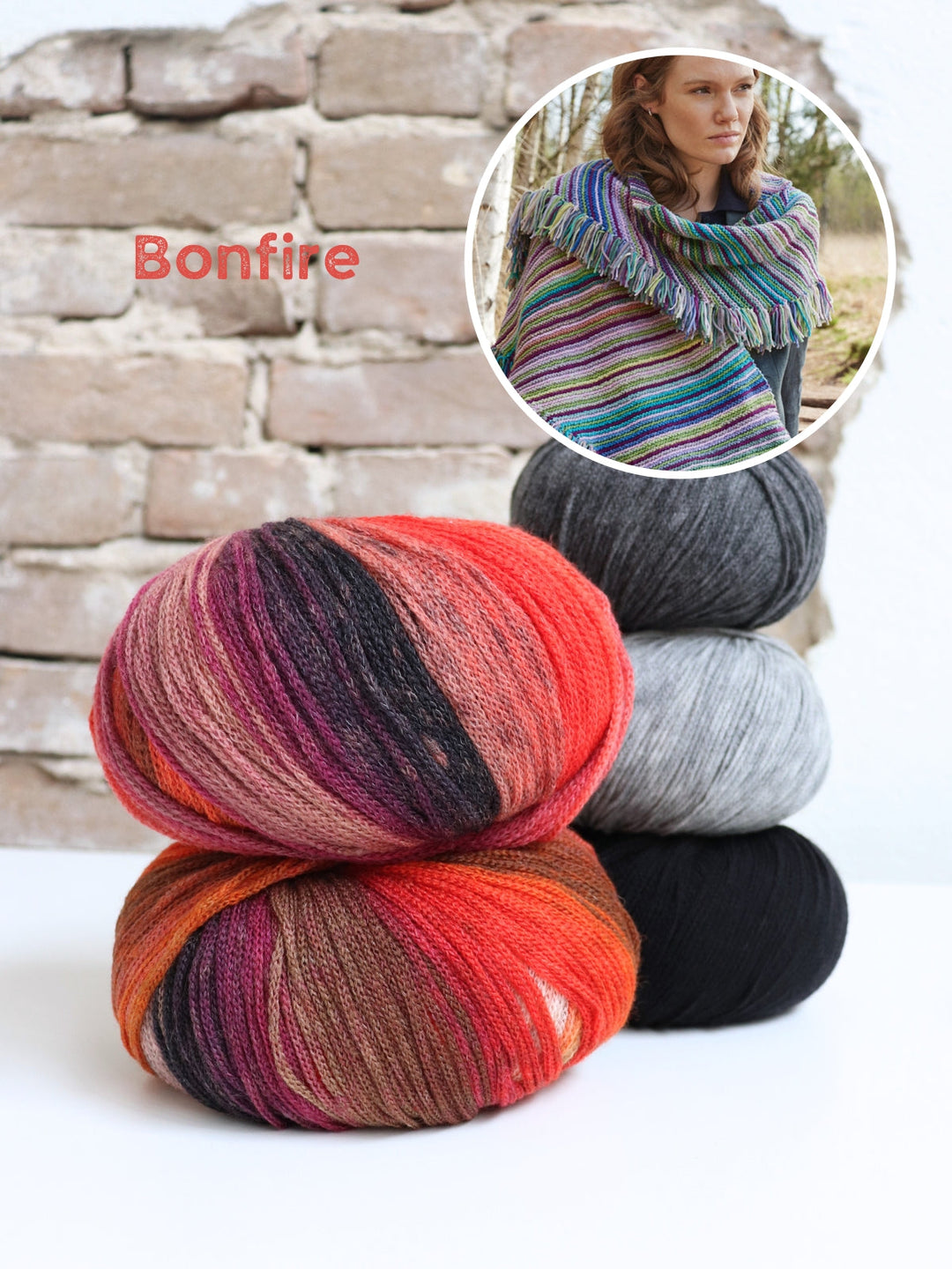 Strickpaket Farfalla Cashmere 16 Fine Dreieckstuch