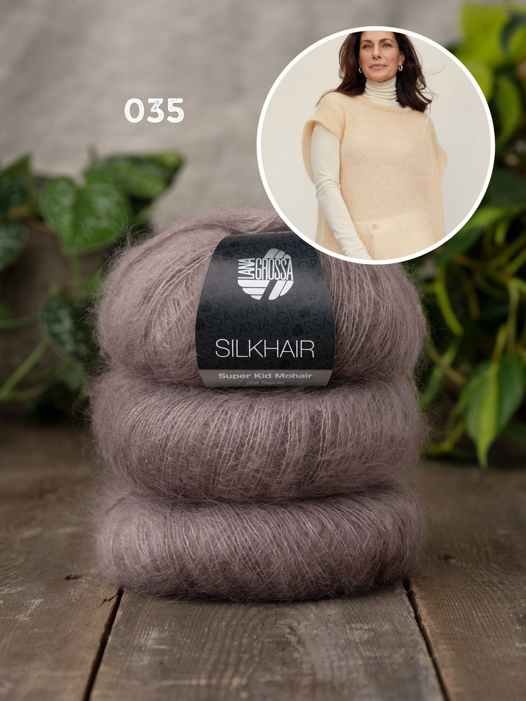 Strickpaket Silkhair Pullunder