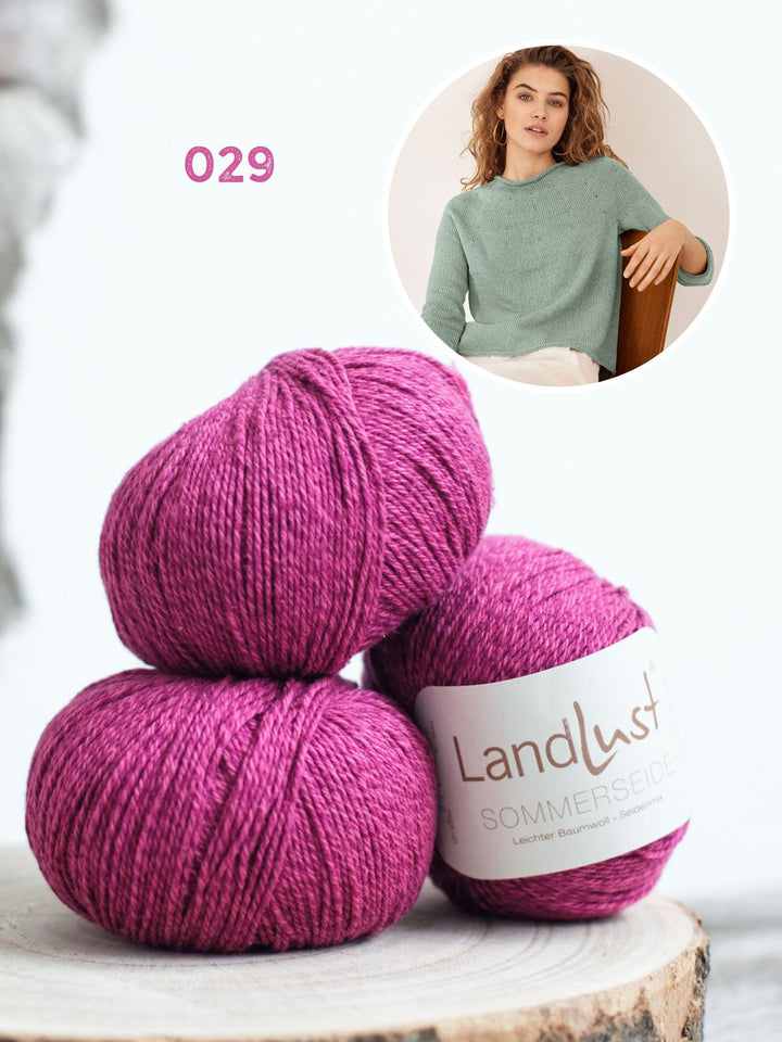 Strickpaket Landlust Sommerseide Pullover