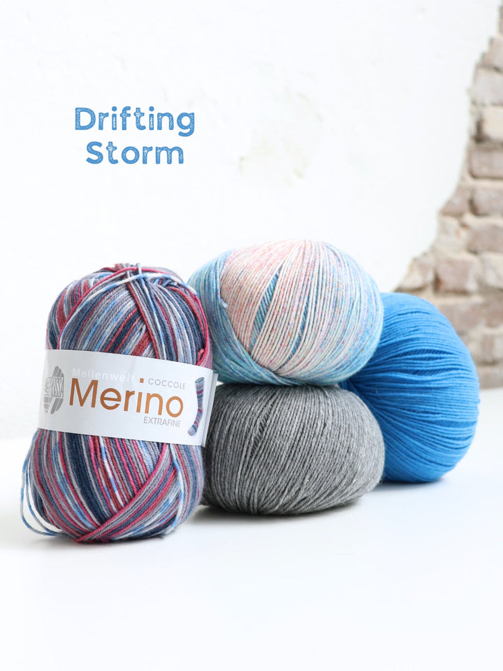 Sockenwolle-Probierpaket Merino