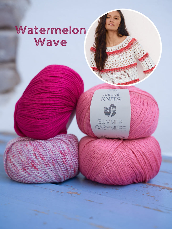 Häkelpaket Summer Cashmere Maglia Pullover