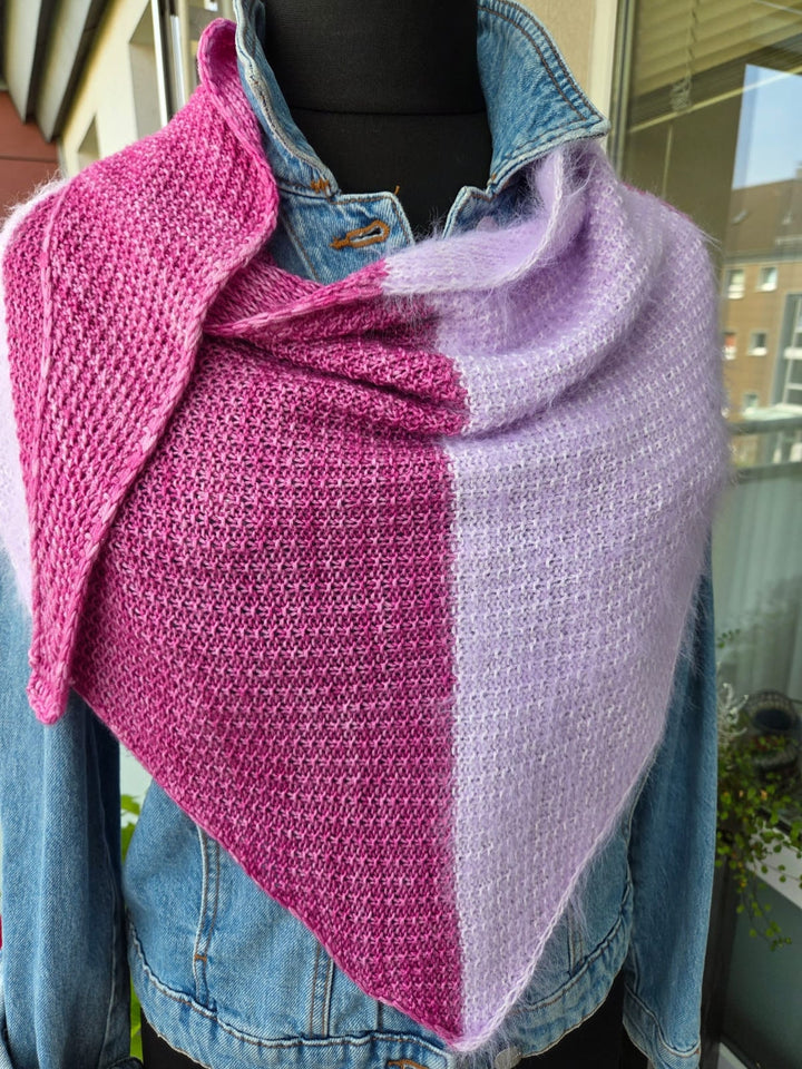 Strickpaket Lizas Tuch Auszeit – Cool Wool Vintage Finito