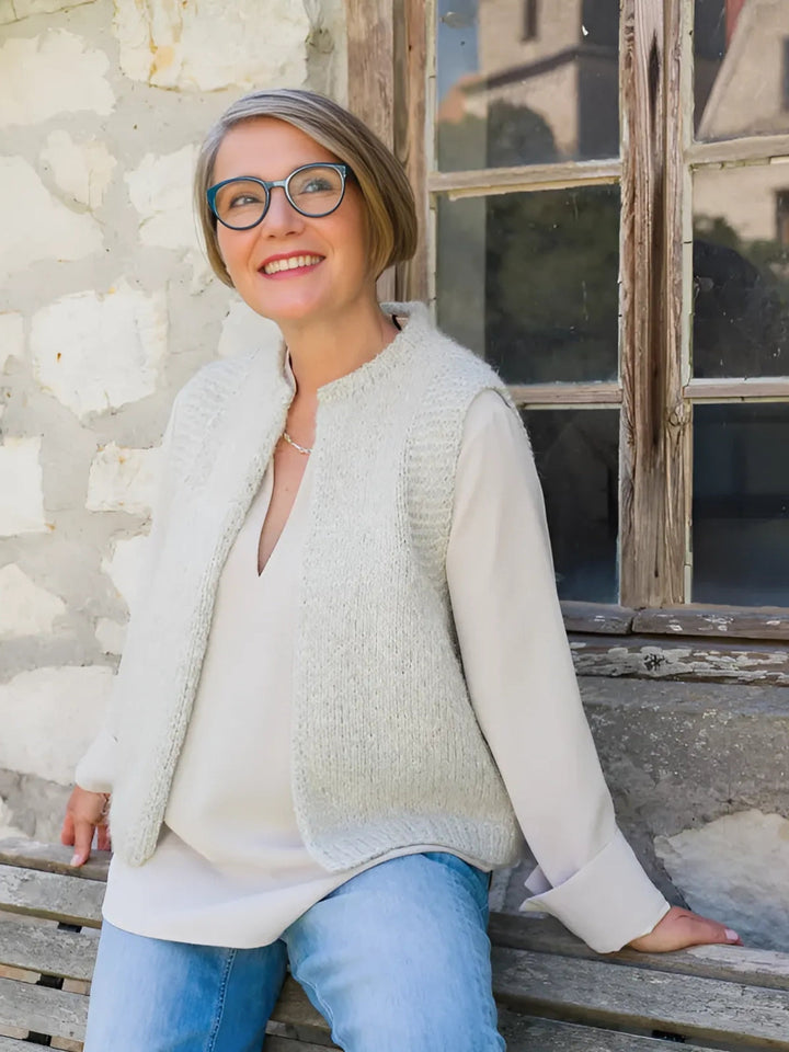 Strickpaket Mea Weste - Tanja Steinbach