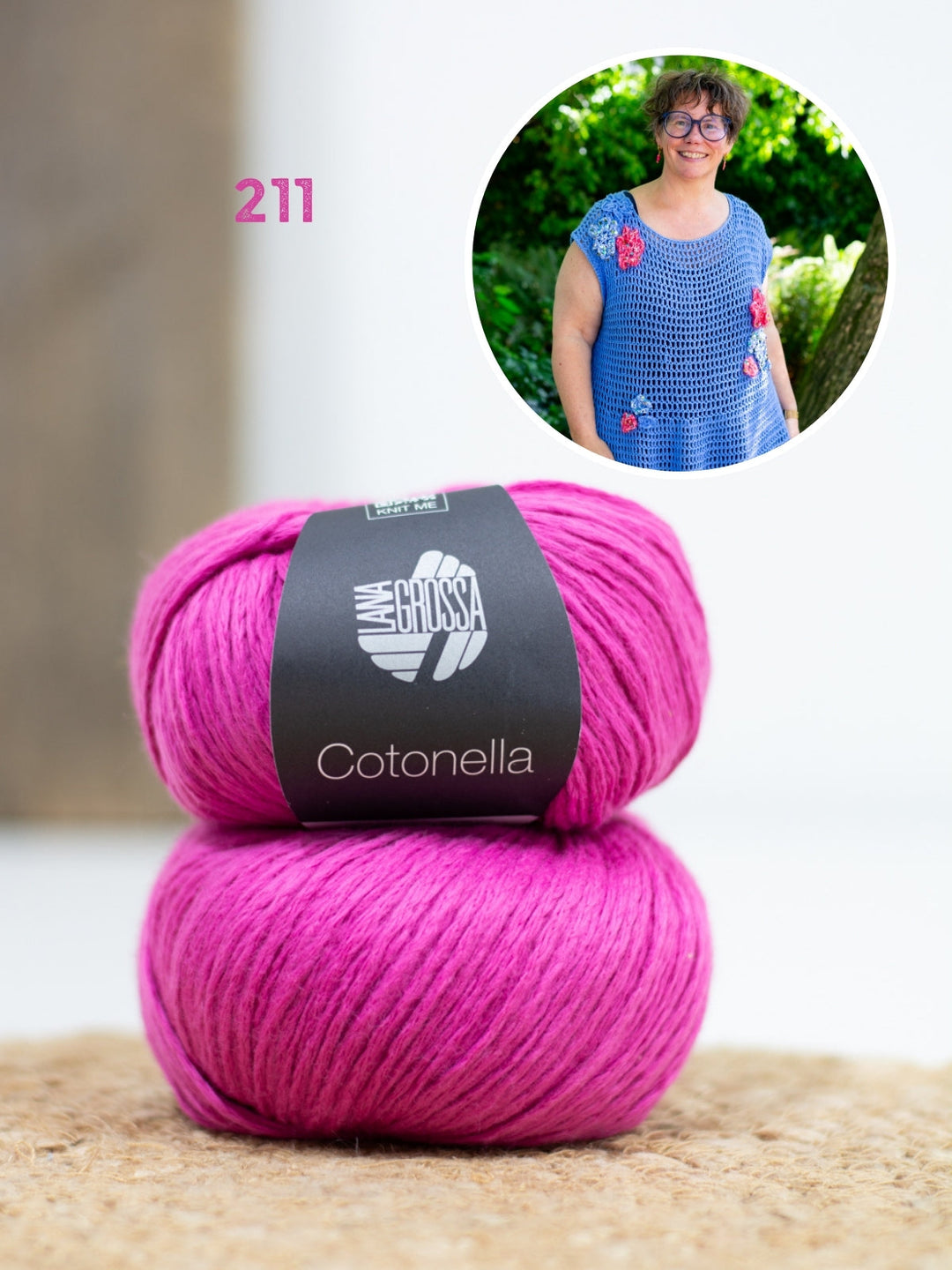 Häkelpaket Cotonella Kleid mit Blüten