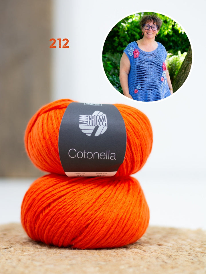 Häkelpaket Cotonella Kleid mit Blüten