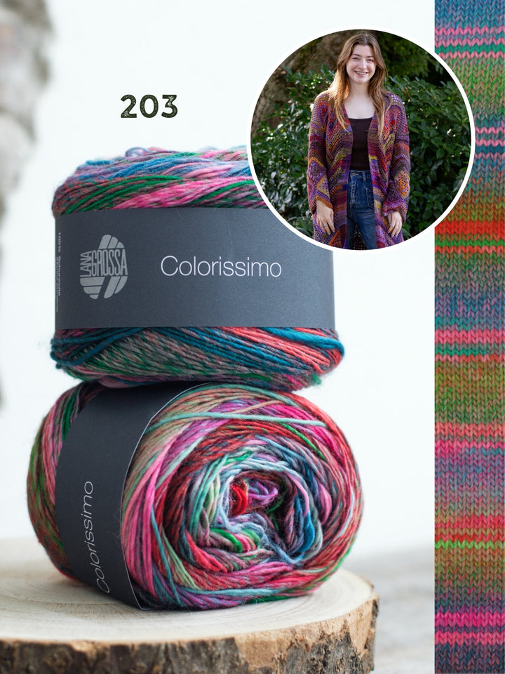 Häkelpaket Festive Granny Cardigan - Knotten Design