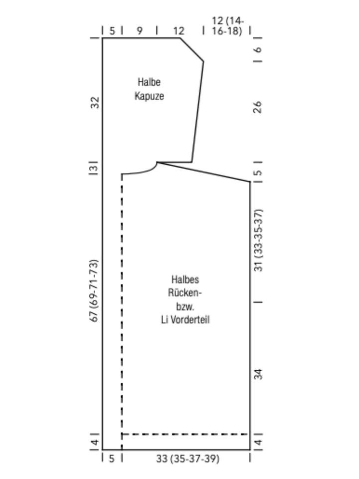 Strickpaket Frizzante Hoodieweste