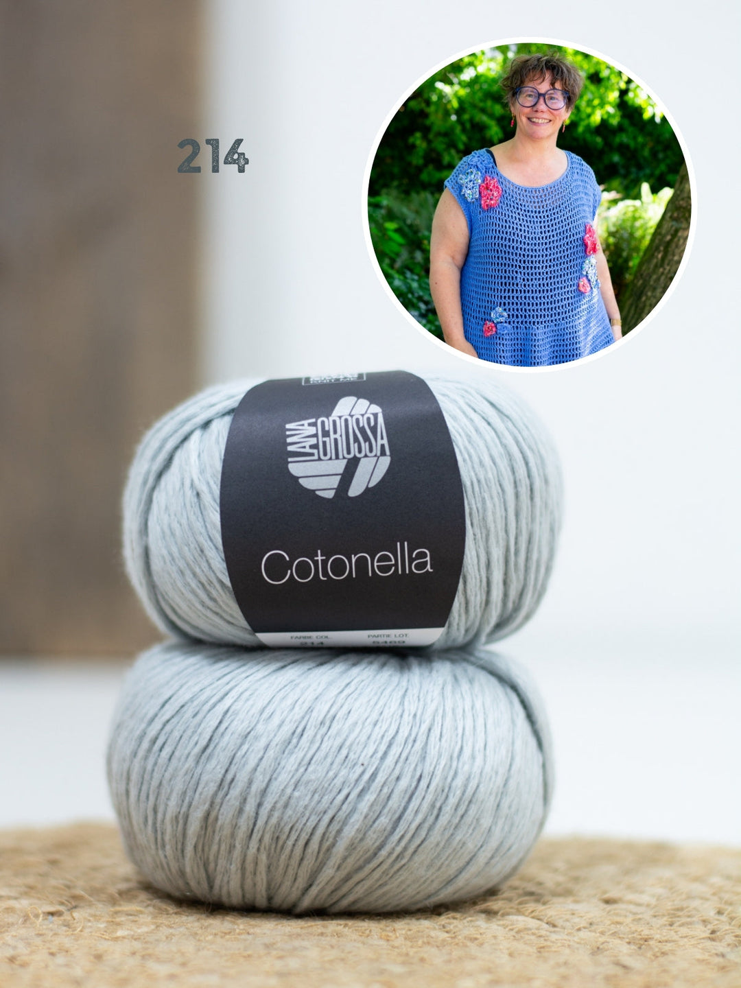 Häkelpaket Cotonella Kleid mit Blüten