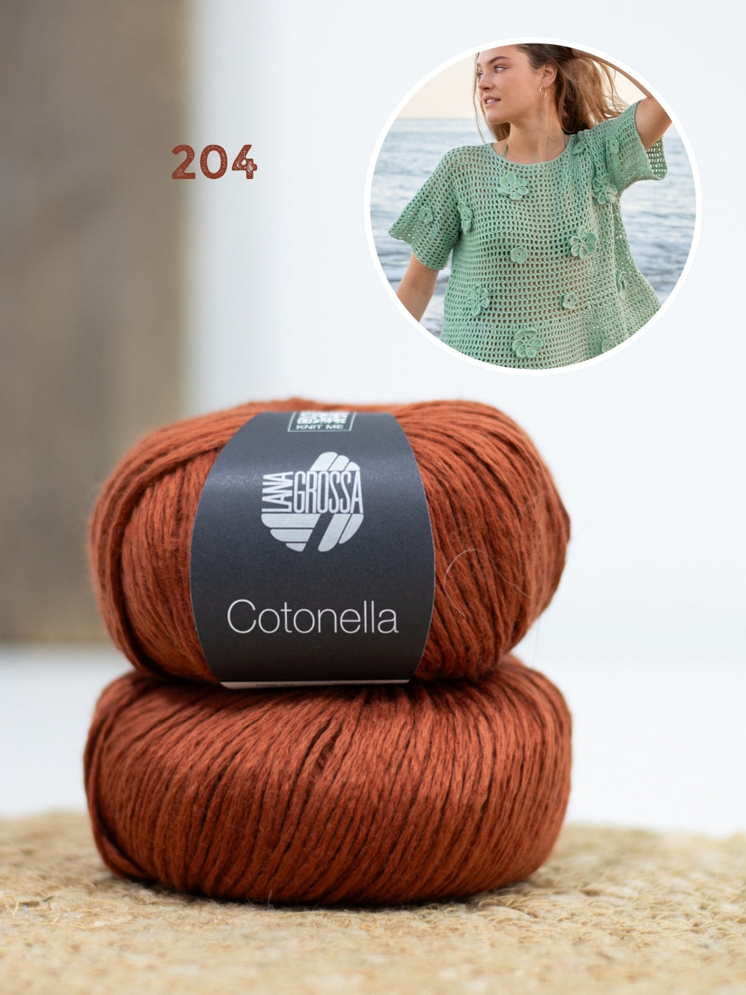 Häkelpaket Cotonella Shirt mit Blüten