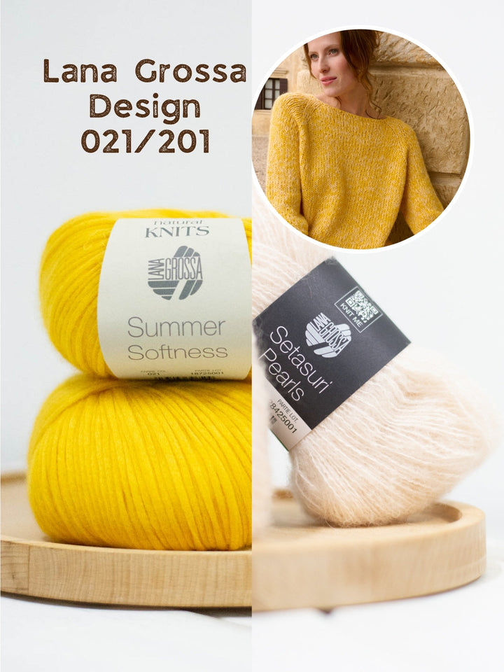 Strickpaket Summer Softness Setasuri Pearls Kurzarmpulli