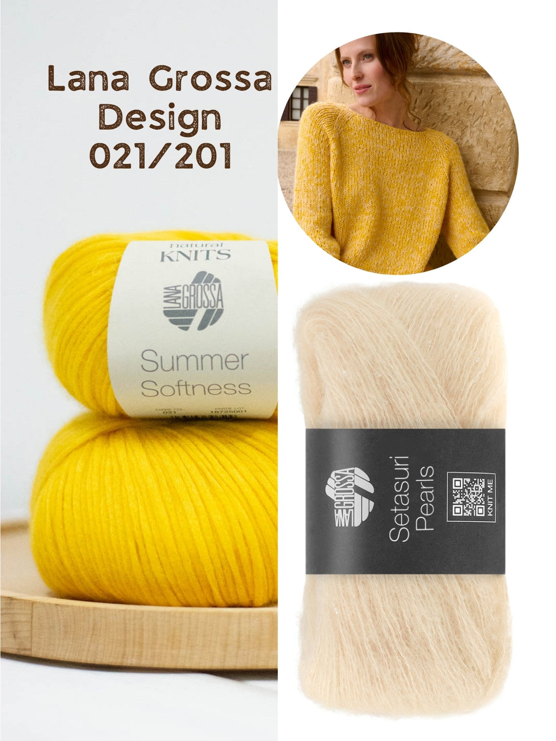 Strickpaket Summer Softness Setasuri Pearls Kurzarmpulli