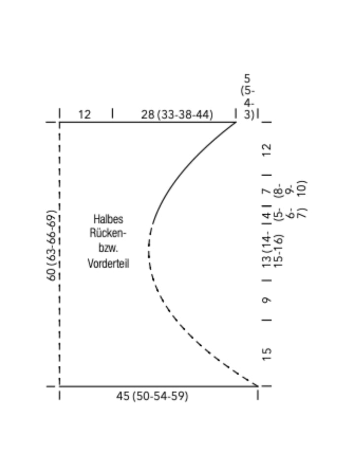 Strickpaket Frizzante Glamour Taillierter Top