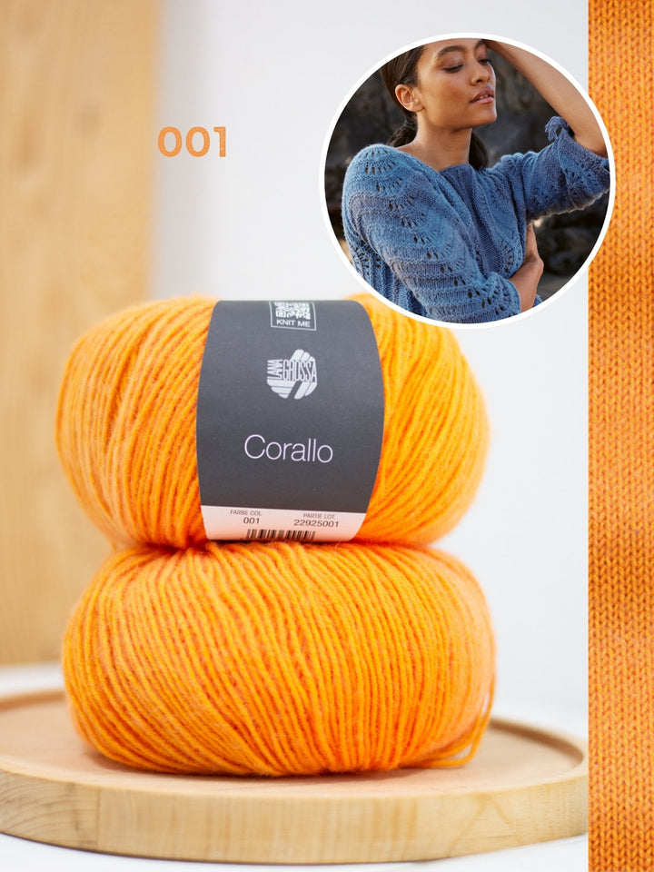 Strickpaket Corallo Quer gestrickter Pullover