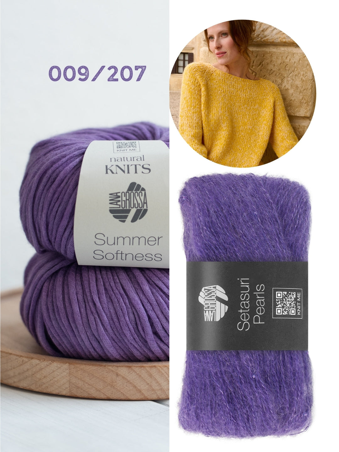 Strickpaket Summer Softness Setasuri Pearls Kurzarmpulli