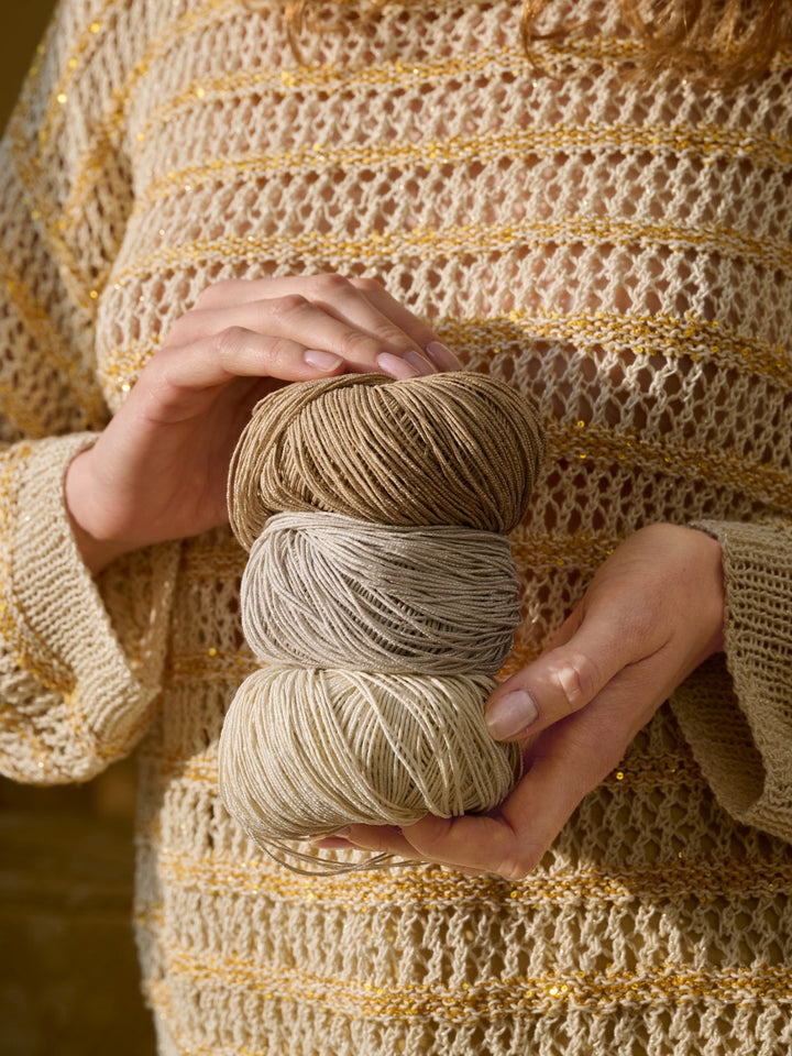 Strickpaket Filo Lurex Glamour Pullover