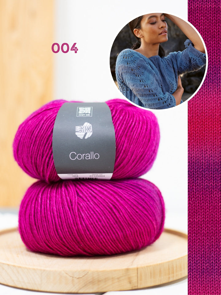 Strickpaket Corallo Quer gestrickter Pullover