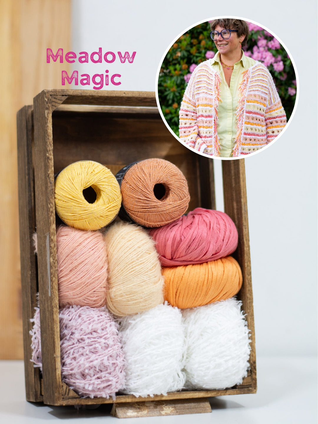 Strickpaket Frizzante Filo Lurex Per Fortuna Tessera Jacke