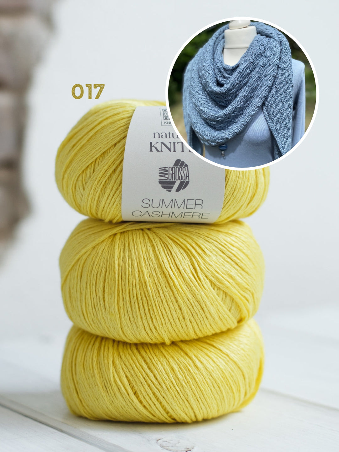 Strickpaket Lizas Tuch Little Blossoms