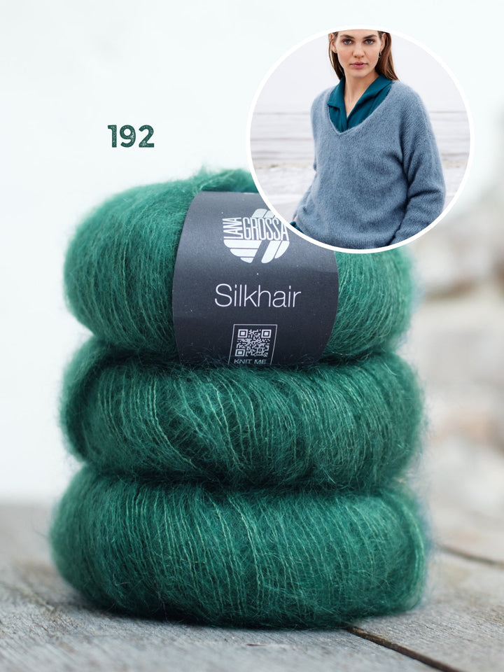 Strickpaket Silkhair Pullover