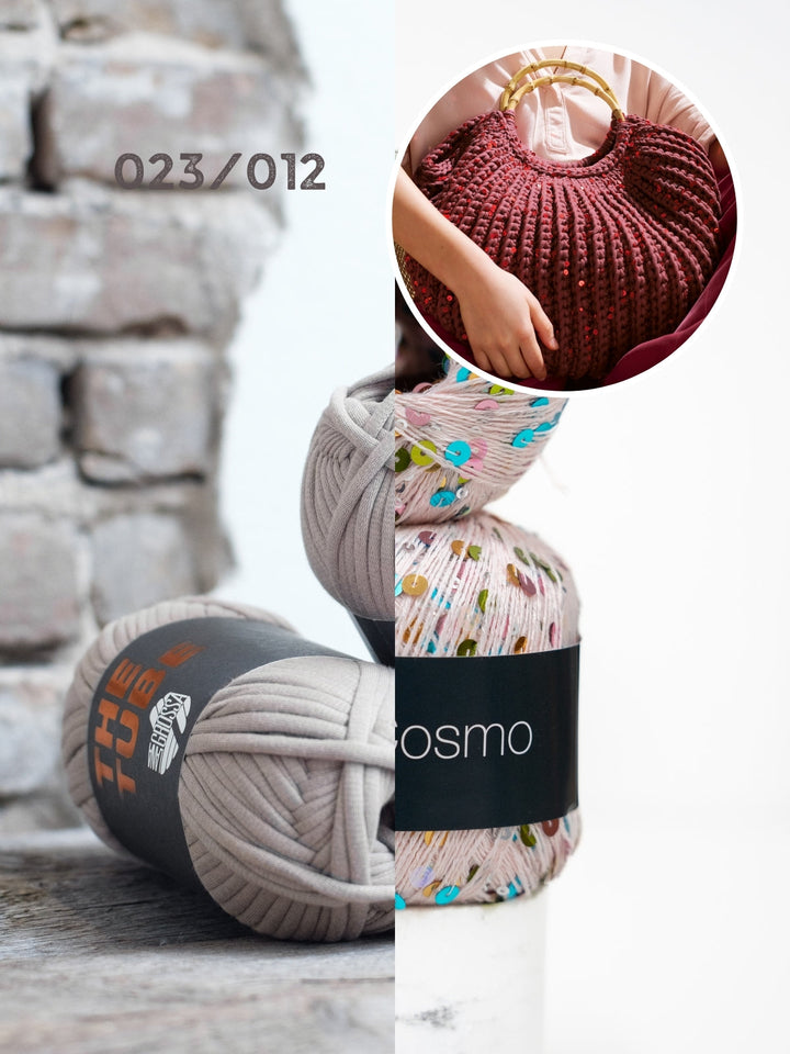 Häkelpaket The Tube Cosmo Beuteltasche