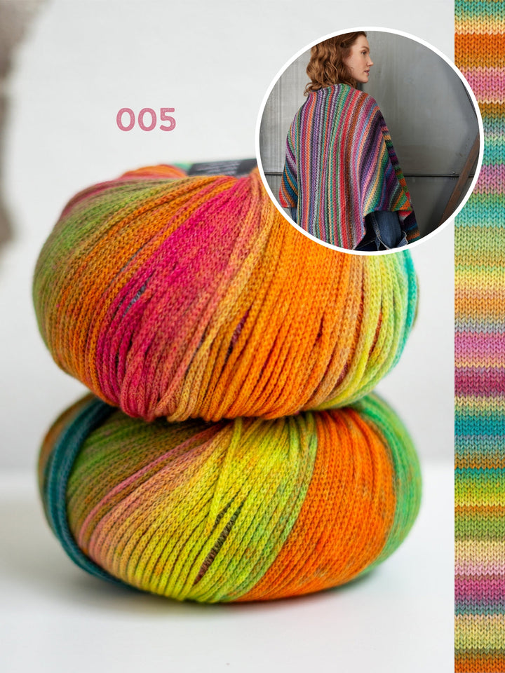 Strickpaket Farfalla Dreieckstuch