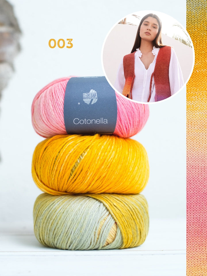 Strickpaket Cotonella Weste
