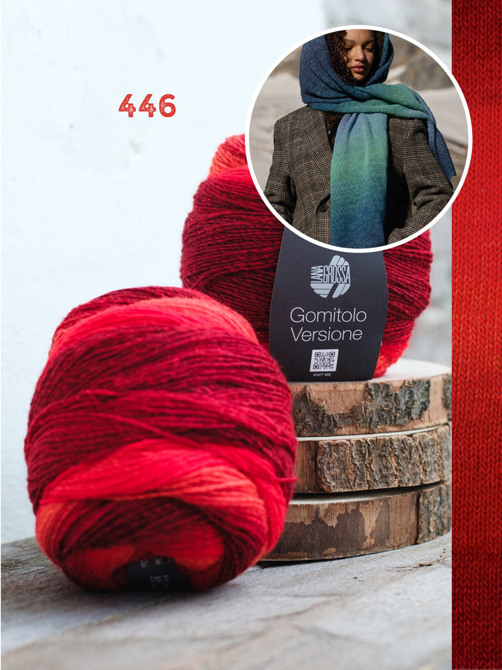 Strickpaket Gomitolo Versione Kapuzenschal