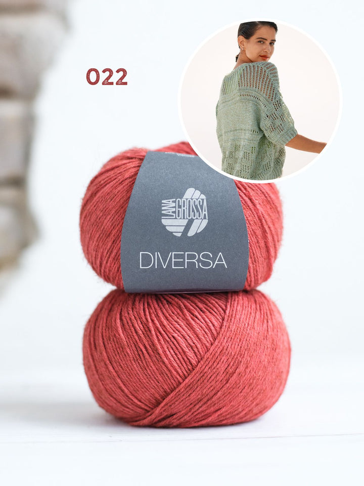 Strickpaket Diversa Jacke im Mustermix