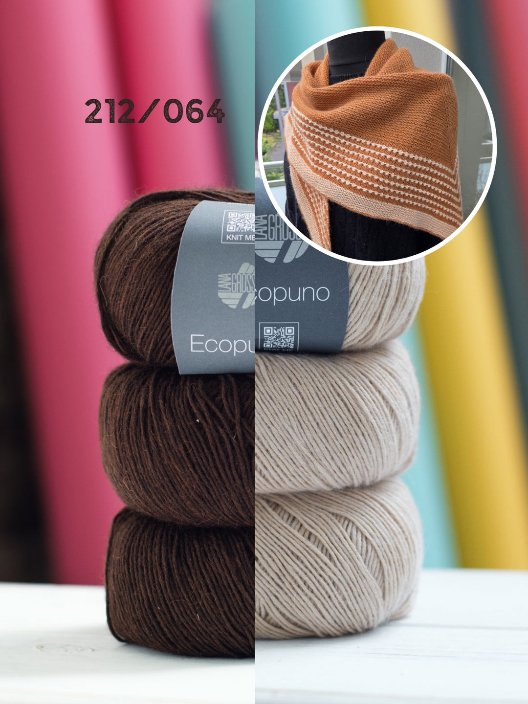 Strickpaket Lizas Tuch Pearly Lines - Ecopuno