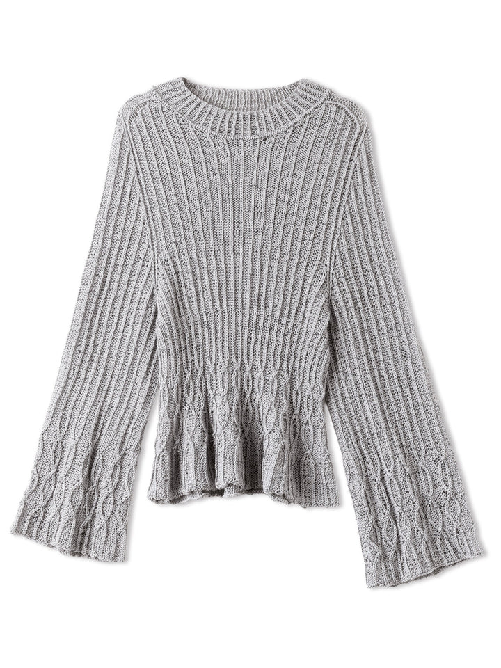 Strickpaket Filo Lurex Taillierter Pullover