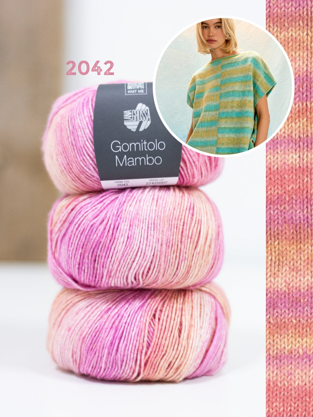 Strickpaket Gomitolo Mambo Top