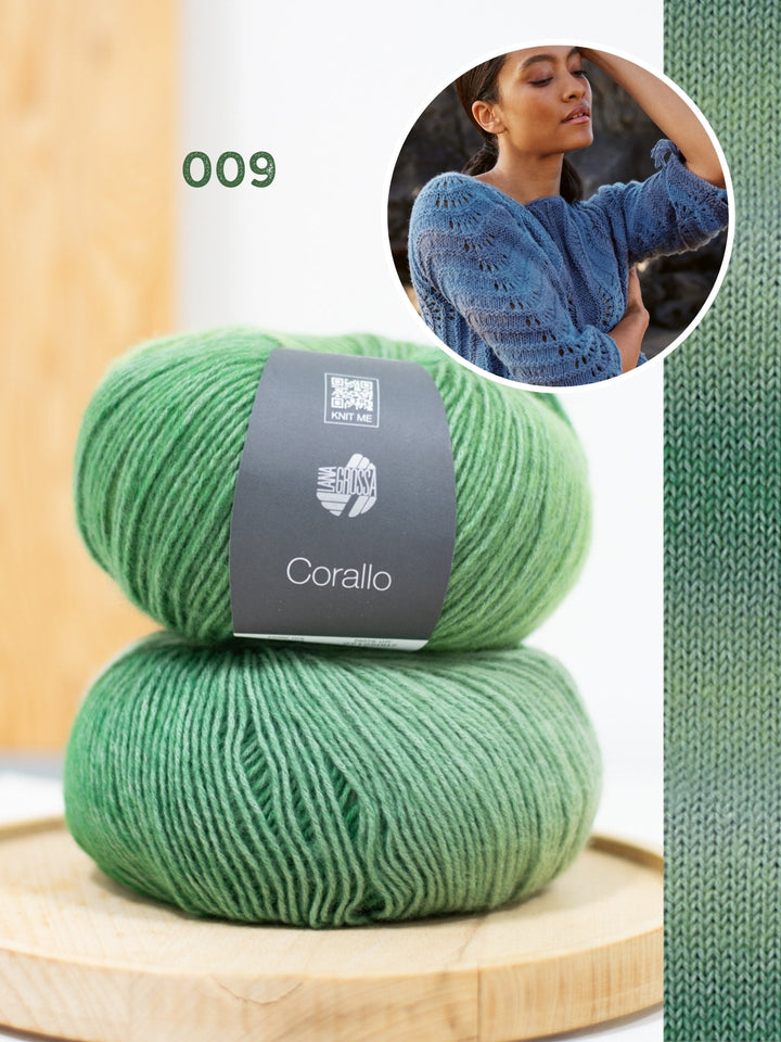 Strickpaket Corallo Quer gestrickter Pullover