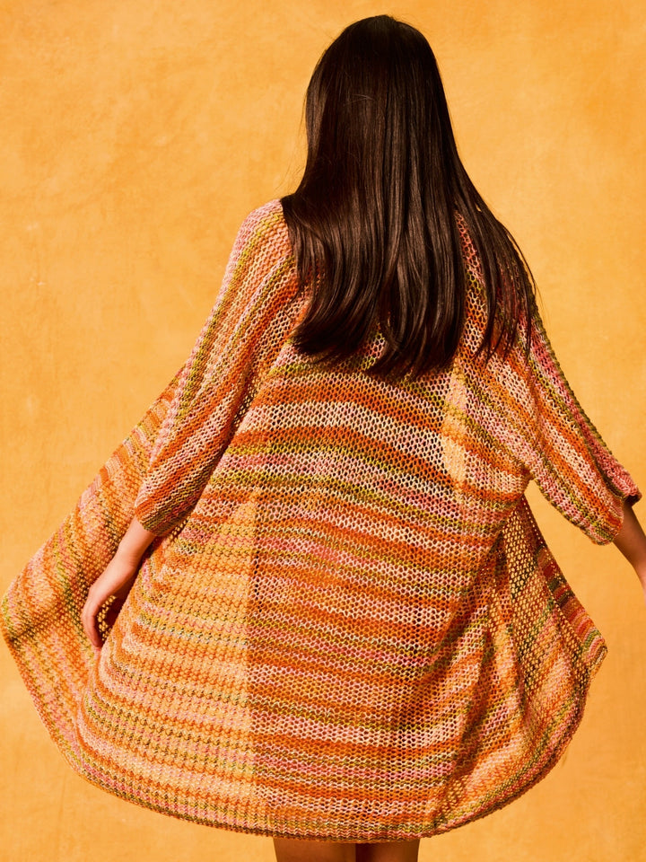 Strickpaket Gomitolo Alga Jacke mit kurzen Ärmeln