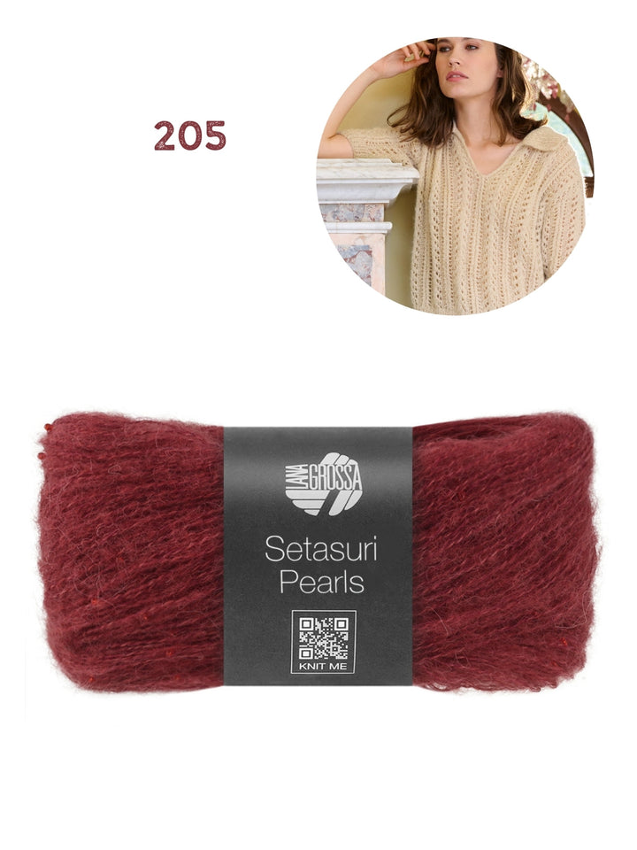 Strickpaket Setasuri Pearls Poloshirt