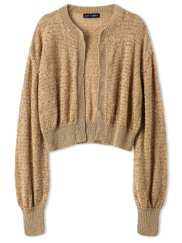 Strickpaket Filo Lurex Glamour Blouson-Cardigan