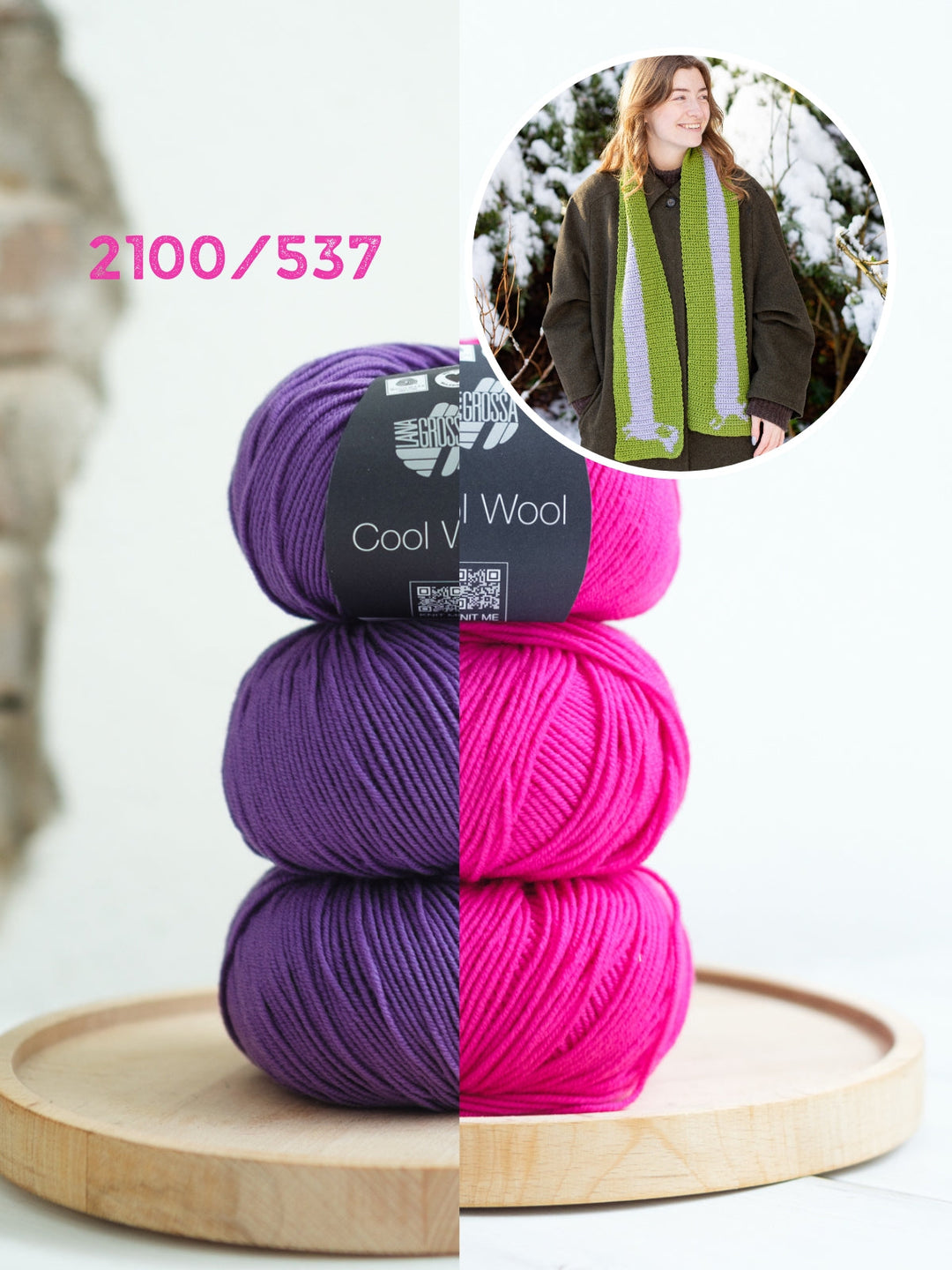 Häkelpaket Sausage Dog Scarf - Englischsprachig - Devout Hand