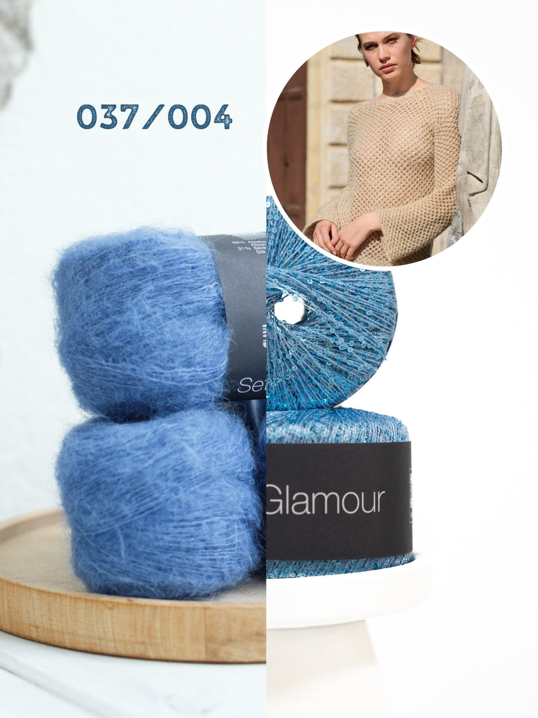 Häkelpaket Setasuri Glamour Pullover