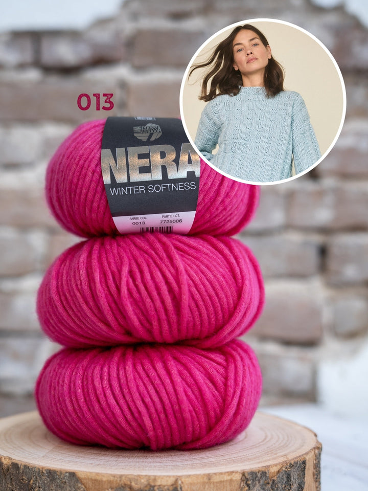 Strickpaket Winter Softness Pullover mit Struktur