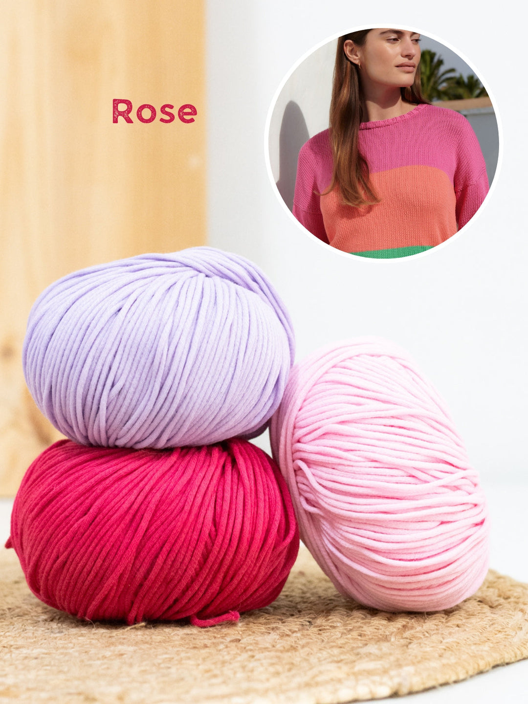 Strickpaket Promessa Streifenpullover
