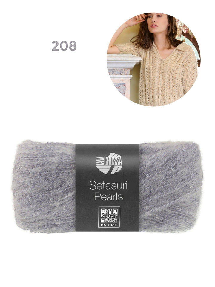 Strickpaket Setasuri Pearls Poloshirt