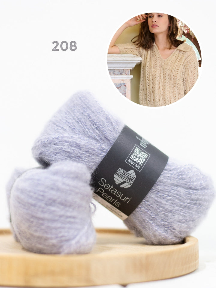 Strickpaket Setasuri Pearls Poloshirt