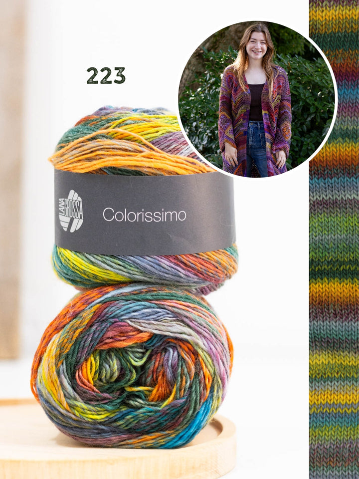 Häkelpaket Festive Granny Cardigan - Knotten Design