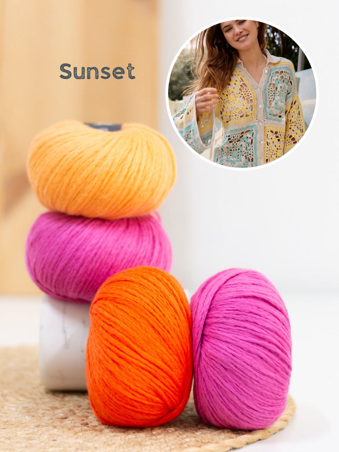 Häkelpaket Cotonella Granny Jacke