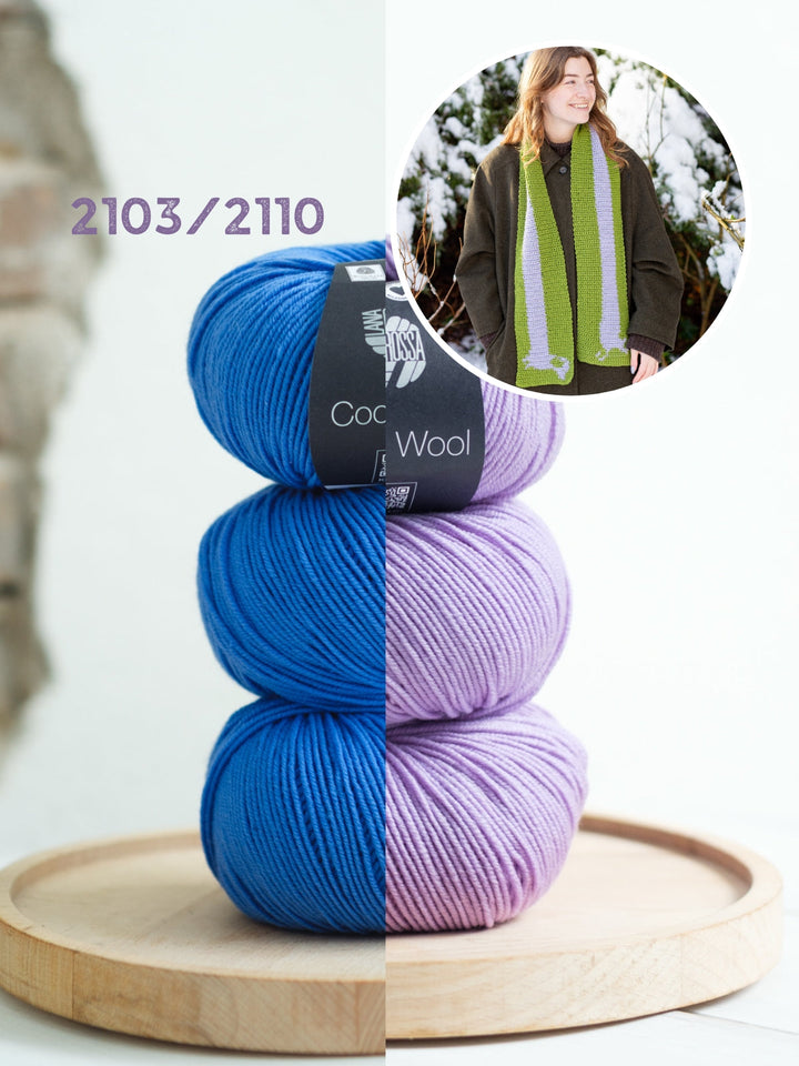 Häkelpaket Sausage Dog Scarf - Englischsprachig - Devout Hand